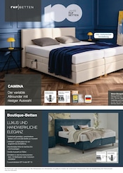 Boxspringbett im Möbel Inhofer Prospekt in Augsburg Aktueller Möbel Inhofer Prospekt mit Boxspringbett, "SCHLAFEN", Seite 6