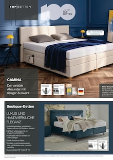 Boxspringbett im aktuellen Möbel Inhofer Prospekt (München) Boxspringbett im Möbel Inhofer Prospekt "SCHLAFEN" mit 12 Seiten (München)