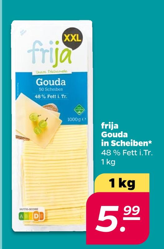 Gouda in Scheiben