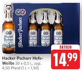 EDEKA - Hefe-Weiße Angebot im Prospekt Hefe-Weiße bei EDEKA im Prospekt "" für 14,99 €