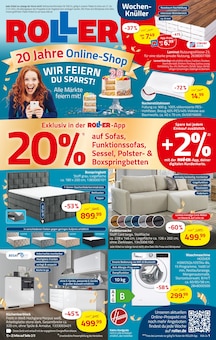 Waschmaschine im ROLLER Prospekt "WIR FEIERN! DU SPARST!" mit 26 Seiten (München)