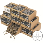 Pack de Pack de 1400 vis à bois double filetage - Turbo en promo chez Castorama Pack de Pack de 1400 vis à bois double filetage - Turbo dans le catalogue Castorama