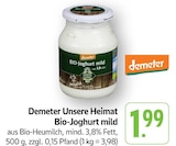 Unsere Heimat Bio-Joghurt mild Angebot in Aldingen Unsere Heimat Bio-Joghurt mild im aktuellen Prospekt bei EDEKA in Aldingen