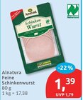 Feine Schinkenwurst bei budni im Prospekt "" für 1,39 €