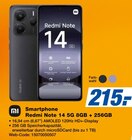 expert - Smartphone Redmi Note 14 5G 8GB + 256GB Angebot im Prospekt Smartphone Redmi Note 14 5G 8GB + 256GB bei expert im Prospekt "" für 215,00 €