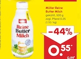 Reine Butter Milch Angebote von Müller bei Netto Marken-Discount Friedrichshafen für 0,55 €