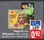 Maggi fix Spaghetti Bolognese im Angebot bei EDEKA in Bensheim Maggi fix Spaghetti Bolognese Angebote von Maggi bei EDEKA Bensheim für 0,92 €