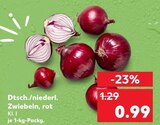 Dtsch./niederl. Zwiebeln, rot  im aktuellen Kaufland Prospekt für 0,99 €