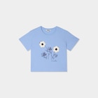 T-shirt détails effet crochet coton bleu clair fille - La Halle T-shirt détails effet crochet coton bleu clair fille à 7,99 € dans le catalogue La Halle