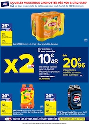 Offre Lipton dans le catalogue Carrefour du moment à la page 14