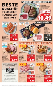 Schweinefilet im Kaufland Prospekt "KNÜLLER" mit 64 Seiten (Wiesbaden)