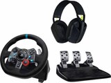 G29 Driving Force für für PS5, PS4 und PC Rennlenkrad, Bodenplatte und G435 Gaming Headset Angebote von logitech bei MediaMarkt Saturn Köln für 249,00 €