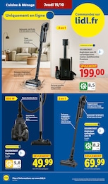 Prix et réduction Aspirateur dans le prospectus Lidl en cours Offre Aspirateur dans le catalogue Lidl du moment à la page 26