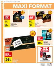Promos Carte Noire dans le catalogue "Maxi format mini prix" de Carrefour à la page 18