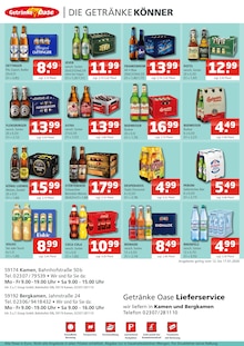 Volvic im aktuellen Getränke Oase Prospekt (Unna) Volvic im Getränke Oase Prospekt "Aktuelle Angebote" mit 2 Seiten (Unna)