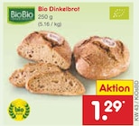 Bio Dinkelbrot im Netto Marken-Discount Prospekt Bio Dinkelbrot von BioBio im aktuellen Netto Marken-Discount Prospekt für 1,29 €