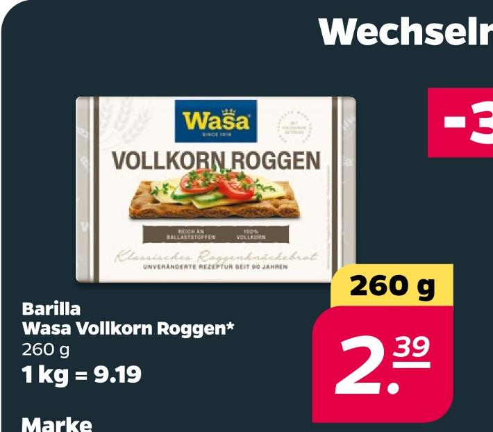 Wasa Vollkorn Roggen