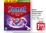 Spülmaschinenreiniger Tabs Angebote von Somat bei E center Göppingen für 7,99 €