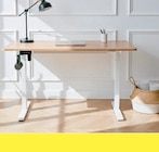 Bureau électrique assis/debout - Super U à Nîmes Bureau électrique assis/debout en promo chez Super U Nîmes à 79,99 €