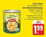 Aktuelles Eintopf verschiedene Sorten oder Serbische Bohnensuppe Angebot bei EDEKA in Nürnberg ab 1,99 €