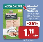Geflügel Mortadella bei combi im Cuxhaven Prospekt für 1,11 €