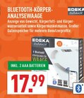 Bluetooth-Körper-Analysewaage im Angebot bei Marktkauf in Lemgo Bluetooth-Körper-Analysewaage Angebote von EDEKA zuhause bei Marktkauf Lemgo für 17,99 €