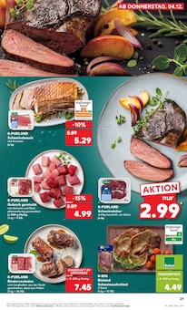 Steak im Kaufland Prospekt "Aktuelle Angebote" mit 74 Seiten (Rostock)