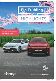 Volkswagen Prospekt für Rottweil: "Ein Frühling voller Highlights", 10 Seiten, 13.04.2024 - 26.04.2024