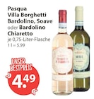 Villa Borghetti Bardolino, Soave oder Bardolino Chiaretto von Pasqua im aktuellen V-Markt Prospekt für 4,49 €