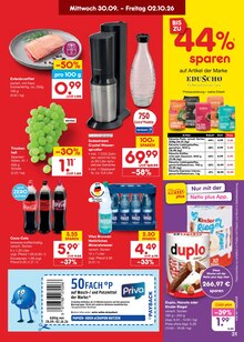 Cola im aktuellen Netto Marken-Discount Prospekt (Norderstedt) Cola im Netto Marken-Discount Prospekt "Aktuelle Angebote" mit 72 Seiten (Norderstedt)