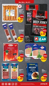 Fleisch im Penny Prospekt "Wer günstig will, muss Penny." mit 39 Seiten (Solingen (Klingenstadt))
