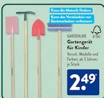 Gartengerät für Kinder von Gardenline im aktuellen ALDI SÜD Prospekt für 2,49 €