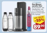 Duo-Wassersprudler titan im Angebot bei combi in Garbsen Duo-Wassersprudler titan Angebote von Sodastream bei combi Garbsen für 89,00 €