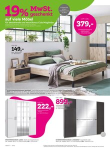 Kleiderschrank im mömax Prospekt "19%MwSt. geschenkt auf viele Möbel" mit 12 Seiten (Heilbronn)