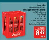 Coca-Cola Angebote von Coca-Cola bei Marktkauf Riesa für 8,49 €