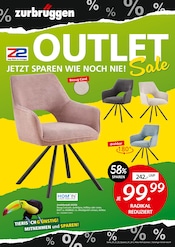 Aktueller Zurbrüggen Prospekt mit Stuhl, "OUTLET SALE!", Seite 1