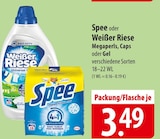 Spee oder Weißer Riese Megaperls, Caps oder Gel bei famila Nordost im Eutin Prospekt für 3,49 €