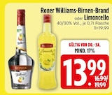 Williams-Birnen-Brand Angebote von Roner bei EDEKA Germering für 13,99 €