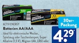 Aktuelles Batterien AA Angebot bei ALDI SÜD in Aachen ab 4,29 €