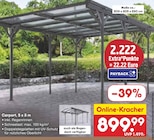 Carport im Angebot bei Netto Marken-Discount in Remscheid Carport Angebote bei Netto Marken-Discount Remscheid für 899,99 €