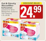 Wasserfilterkartuschen Angebote von Gut & Günstig bei WEZ Löhne für 24,99 €