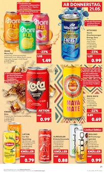 Energydrink im aktuellen Kaufland Prospekt (Buchholz (Nordheide)) Energydrink im Kaufland Prospekt "Hier bin ich richtig" mit 56 Seiten (Buchholz (Nordheide))