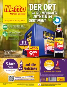 Bier im Netto Marken-Discount Prospekt "Aktuelle Angebote" mit 49 Seiten (Albstadt)