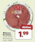 Bio Salami im Angebot bei combi in Neustadt Bio Salami Angebote von Wiltmann bei combi Neustadt für 1,99 €
