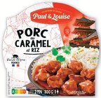 Plats Cuisinés Variétés au Choix - Paul & Louise - Super U à Aubagne Plats Cuisinés Variétés au Choix - Paul & Louise en promo chez Super U Aubagne à 5,80 €