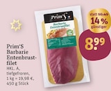 Barbarie Entenbrustfilet von Prim'S im aktuellen tegut Prospekt für 8,99 €