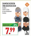 DAMEN/HERREN SNEAKERSOCKEN Angebote von nur die bei Marktkauf Voerde für 7,99 €