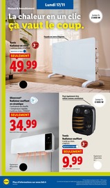 Radiateur Électrique Angebote im Prospekt "LES SEMAINES CASHBACK" von Lidl auf Seite 72