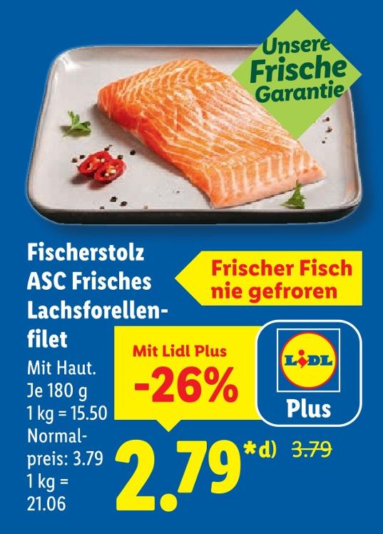 ASC Frisches Lachsforellenfilet
