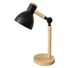 Lampe de bureau noire design - CARREFOUR HOME en promo chez Carrefour Lampe de bureau noire design - CARREFOUR HOME dans le catalogue Carrefour